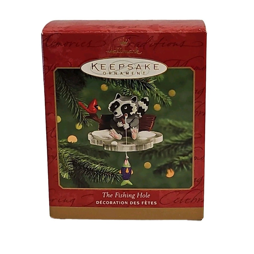 Hallmark Keepsake Christmas Ornament 2000 Christmas The Fishing Hole‎